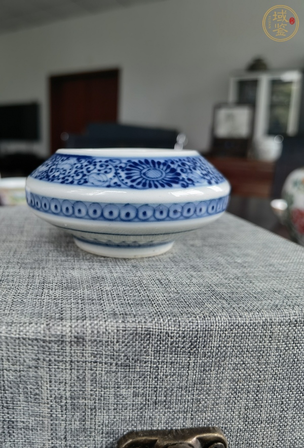 古玩陶瓷青花水呈真品鑒賞圖