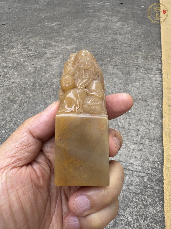 古玩巴林石印章真品鑒賞圖
