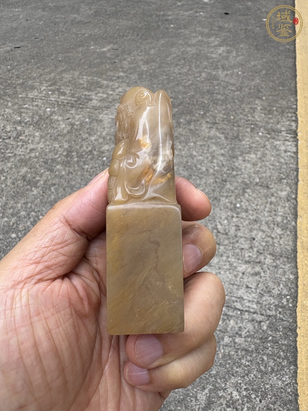 古玩雜項巴林石印章真品鑒賞圖
