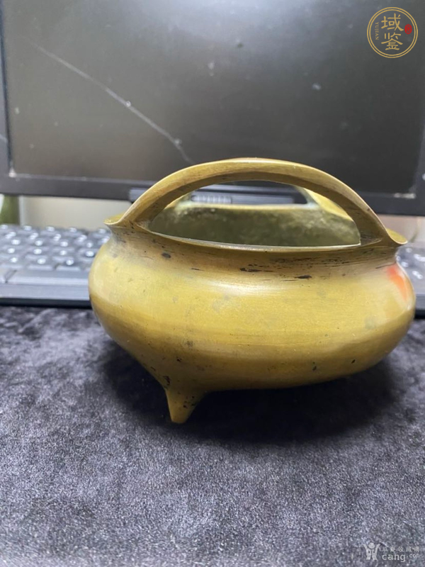 古玩銅器橋耳爐真品鑒賞圖