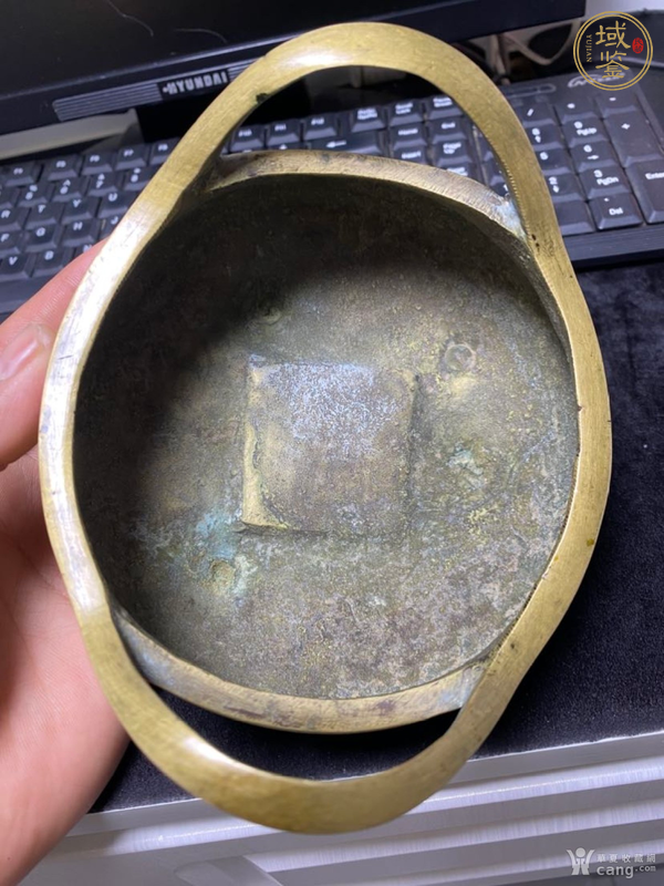 古玩銅器橋耳爐真品鑒賞圖