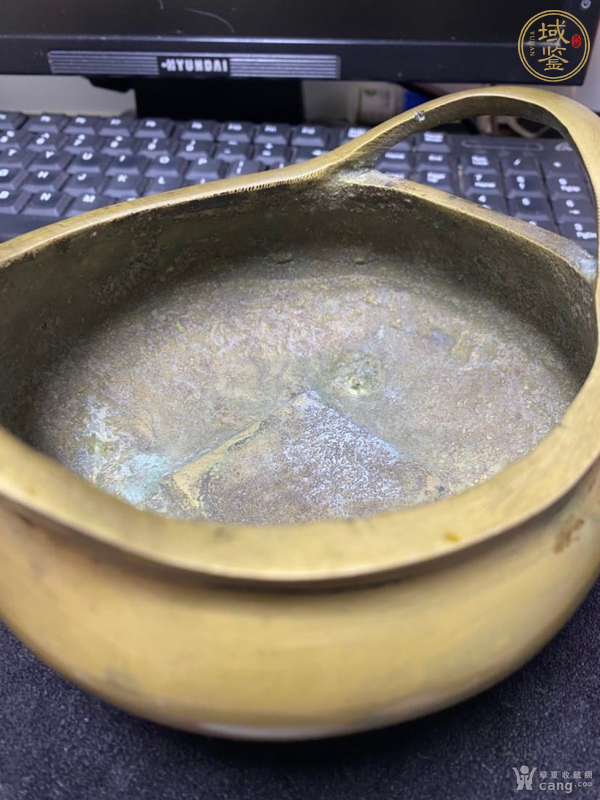 古玩銅器橋耳爐真品鑒賞圖