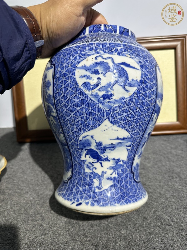 古玩陶瓷鳳尾尊（截口）真品鑒賞圖