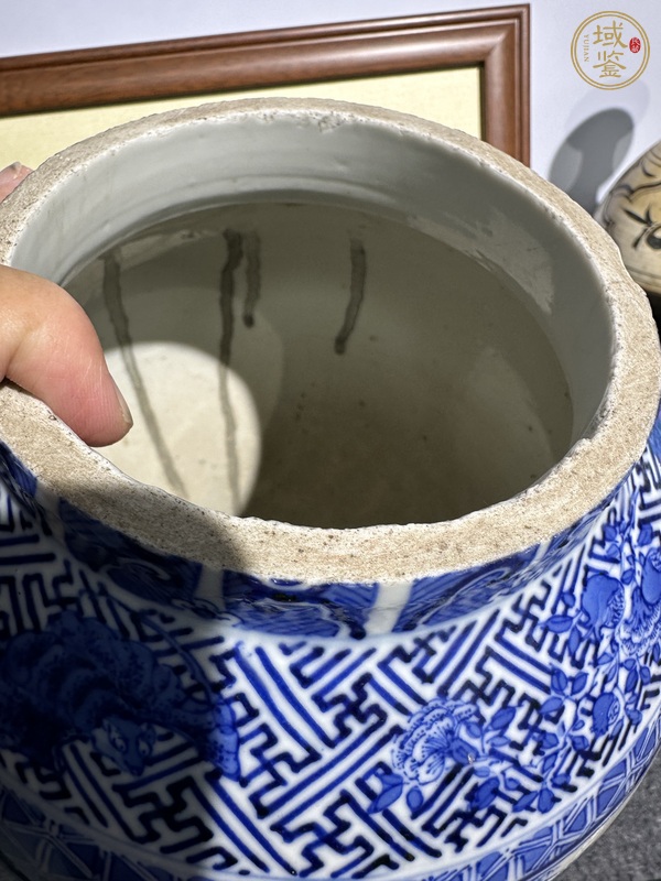 古玩陶瓷鳳尾尊（截口）真品鑒賞圖