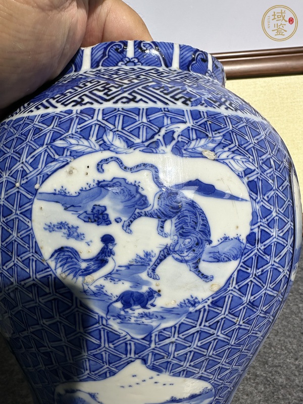 古玩陶瓷鳳尾尊（截口）真品鑒賞圖