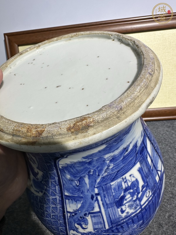 古玩陶瓷鳳尾尊（截口）真品鑒賞圖