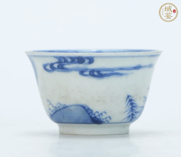 古玩陶瓷青花杯真品鑒賞圖