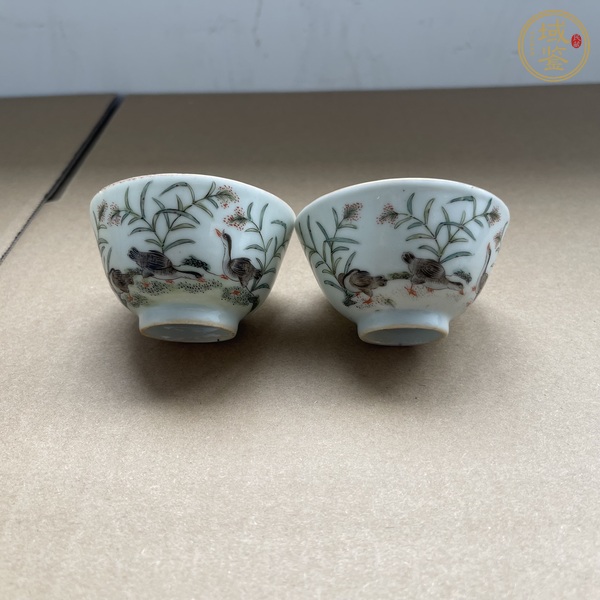 古玩陶瓷粉彩杯真品鑒賞圖