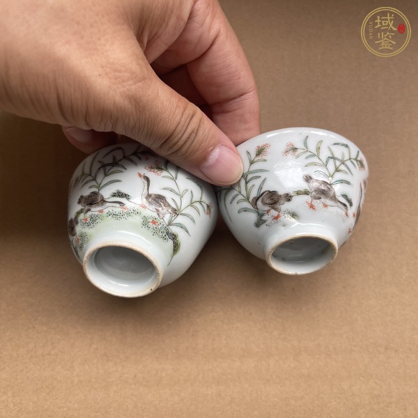 古玩陶瓷粉彩杯真品鑒賞圖