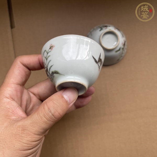 古玩陶瓷粉彩杯真品鑒賞圖