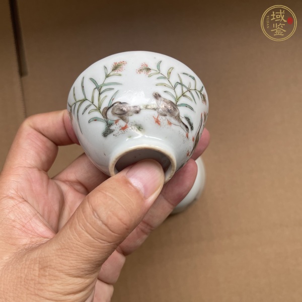 古玩陶瓷粉彩杯真品鑒賞圖