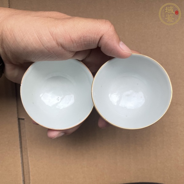 古玩陶瓷粉彩杯真品鑒賞圖