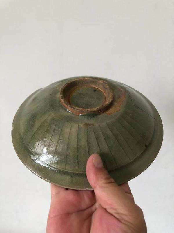 古玩陶瓷精品北宋耀州窯青釉刻花拍賣，當前價格2980元