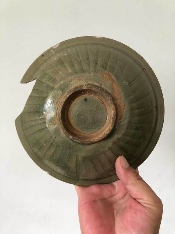 古玩陶瓷精品北宋耀州窯青釉刻花拍賣，當前價格2980元