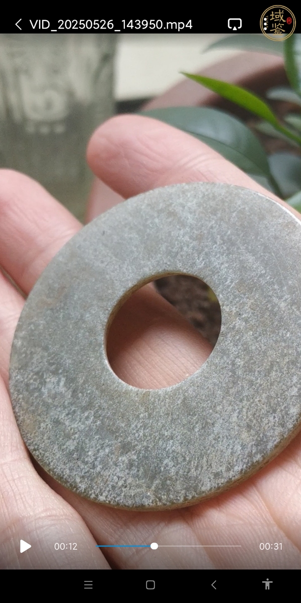 古玩玉器仿古玉璧真品鑒賞圖