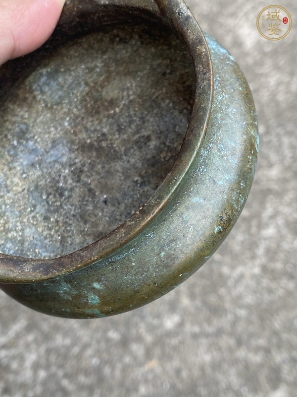 古玩銅器沖天耳爐真品鑒賞圖