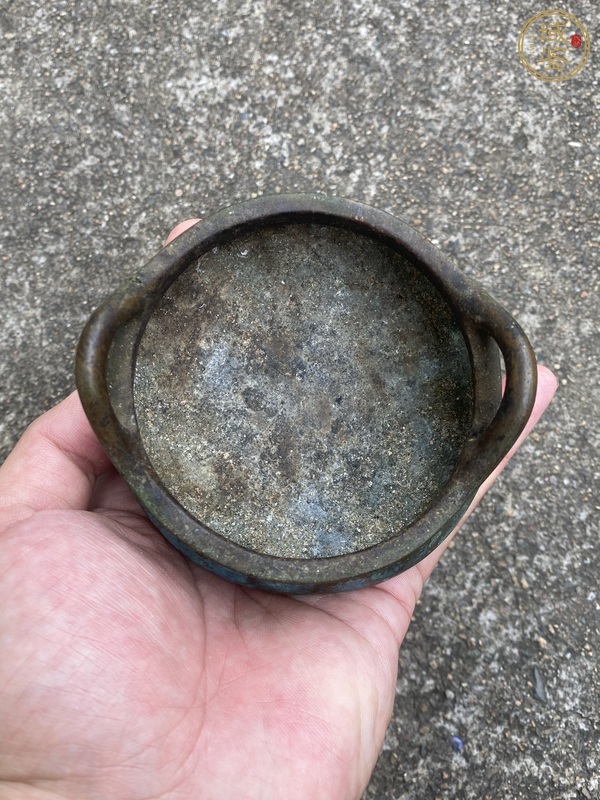 古玩銅器沖天耳爐真品鑒賞圖