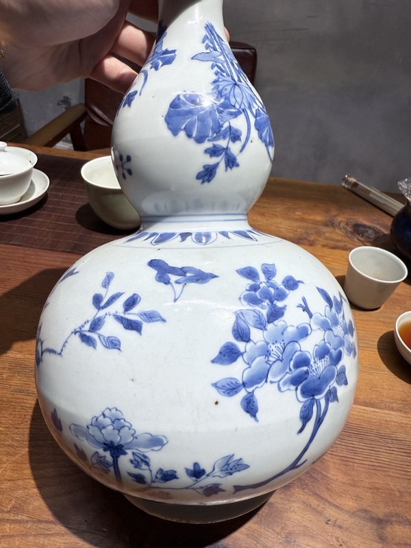 古玩轉(zhuǎn)賣青花葫蘆瓶拍賣，當前價格498元