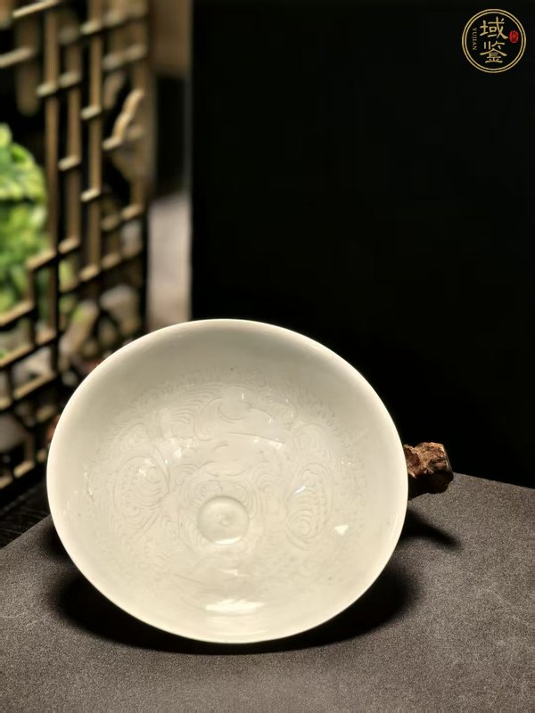 古玩陶瓷湖田窯青白釉娃娃碗真品鑒賞圖