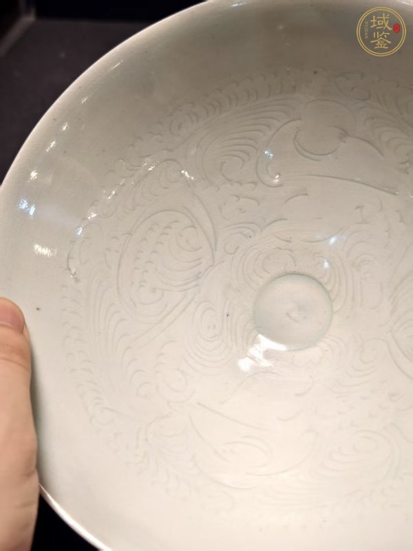 古玩陶瓷湖田窯青白釉娃娃碗真品鑒賞圖