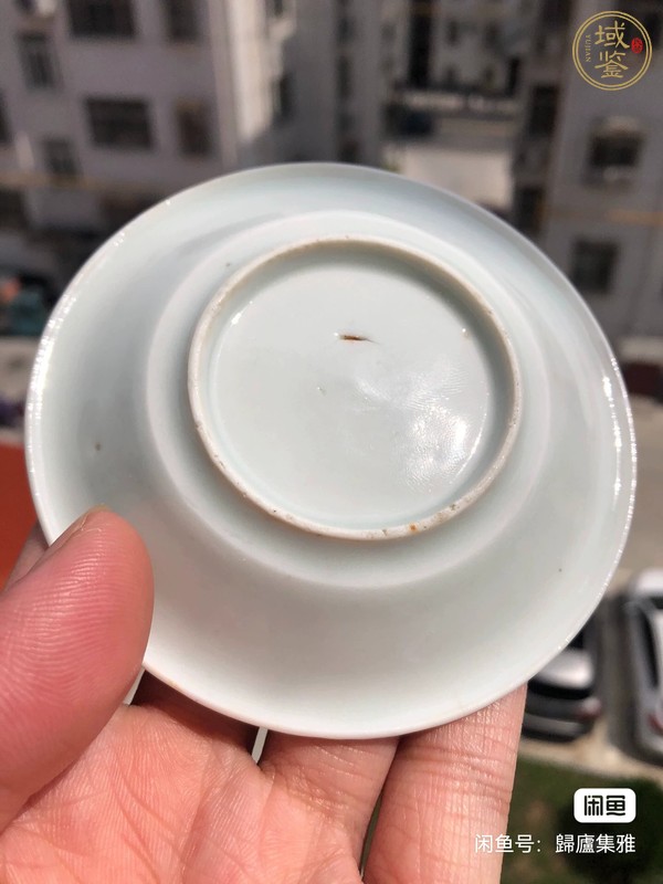 古玩陶瓷德化白瓷壽字盤真品鑒賞圖