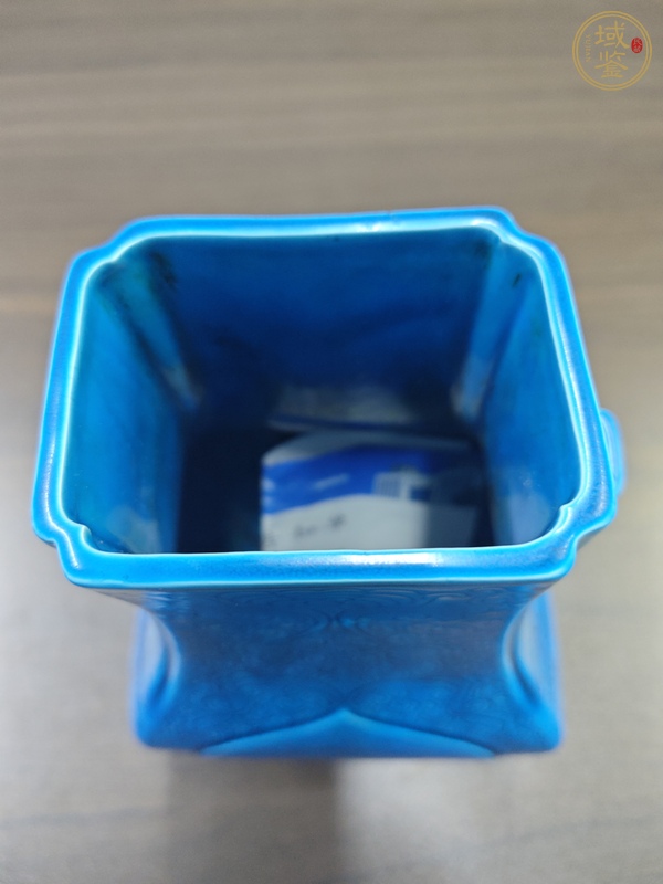 古玩陶瓷杏圓貫耳瓶真品鑒賞圖