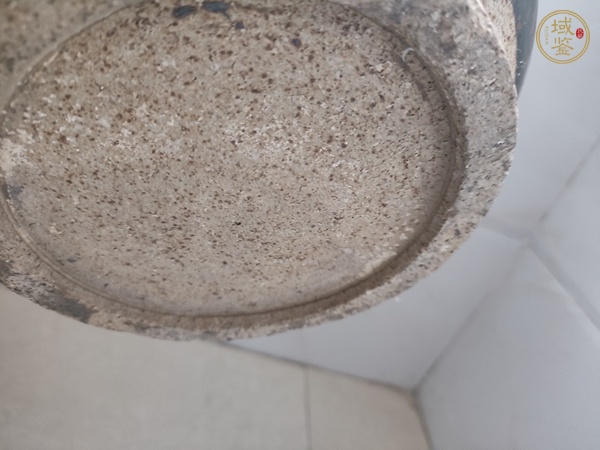 古玩陶瓷黑褐釉罐真品鑒賞圖