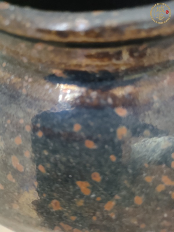 古玩陶瓷黑褐釉罐真品鑒賞圖