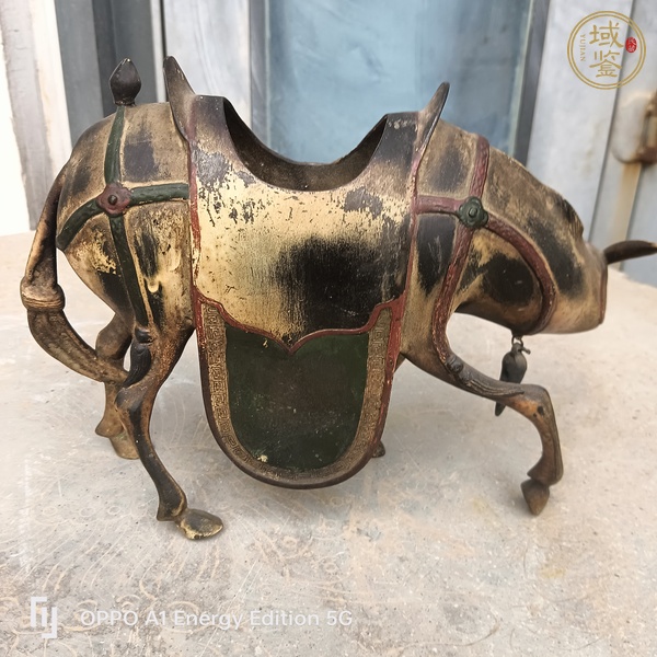 古玩雜項人物騎驢香薰真品鑒賞圖