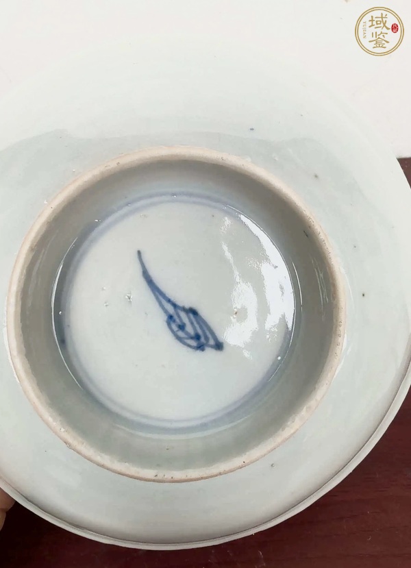 古玩陶瓷康熙青花纏枝蓮紋盤真品鑒賞圖