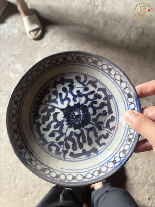 古玩陶瓷青花盤真品鑒賞圖