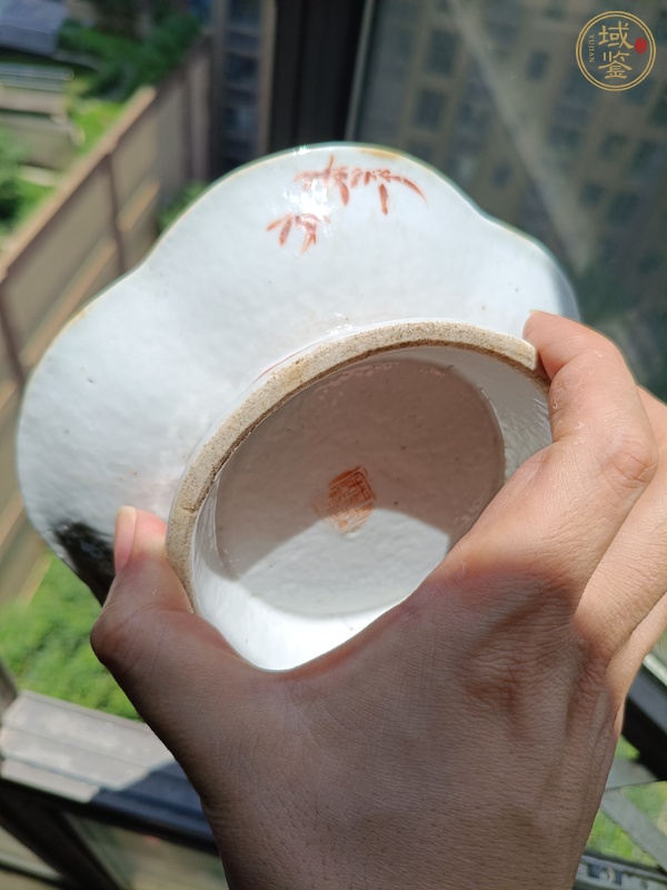 古玩陶瓷粉彩盤(pán)真品鑒賞圖