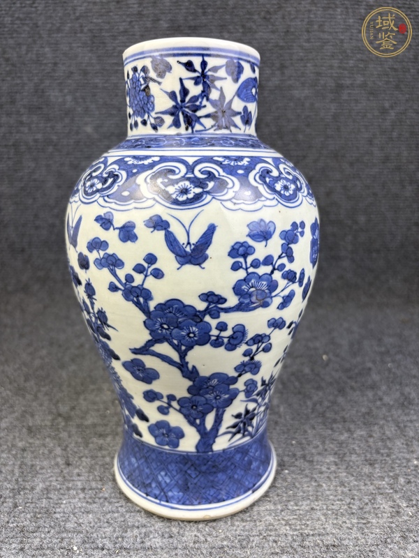 古玩陶瓷青花花鳥紋瓶真品鑒賞圖