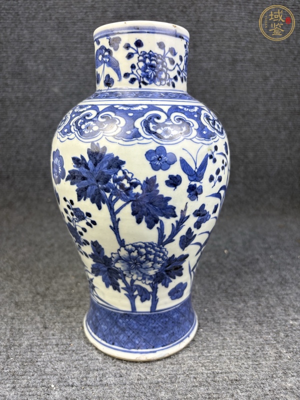 古玩陶瓷青花花鳥紋瓶真品鑒賞圖