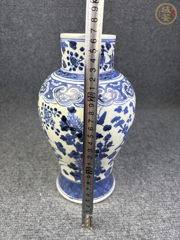 古玩陶瓷青花花鳥紋瓶真品鑒賞圖
