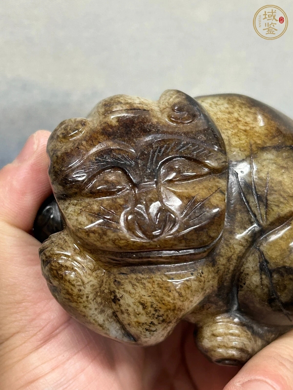 古玩玉器提油仿古“玉獸”真品鑒賞圖