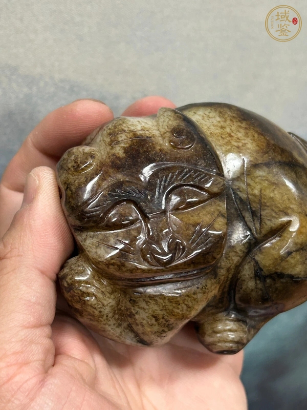 古玩玉器提油仿古“玉獸”真品鑒賞圖
