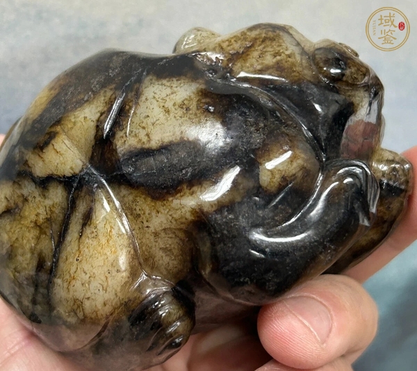 古玩玉器提油仿古“玉獸”真品鑒賞圖