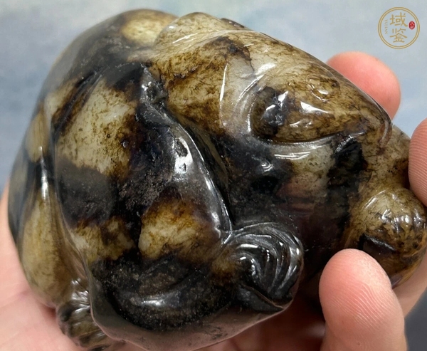 古玩玉器提油仿古“玉獸”真品鑒賞圖
