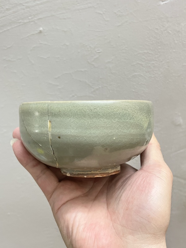 古玩陶瓷金~東溝窯青瓷茶碗拍賣，當前價格15800元