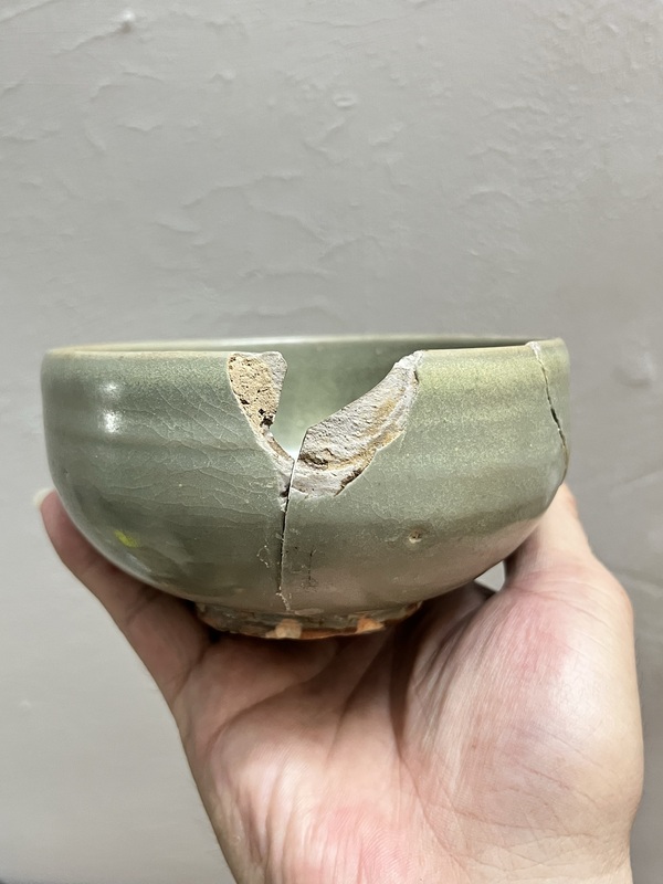 古玩陶瓷金~東溝窯青瓷茶碗拍賣，當前價格15800元