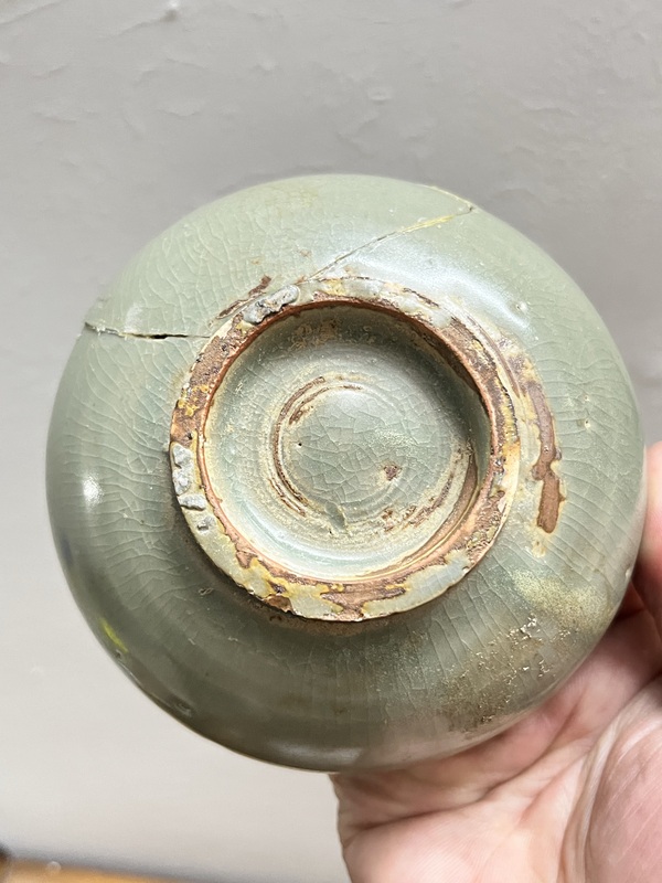 古玩陶瓷金~東溝窯青瓷茶碗拍賣，當前價格15800元