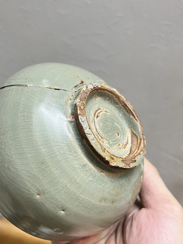 古玩陶瓷金~東溝窯青瓷茶碗拍賣，當前價格15800元