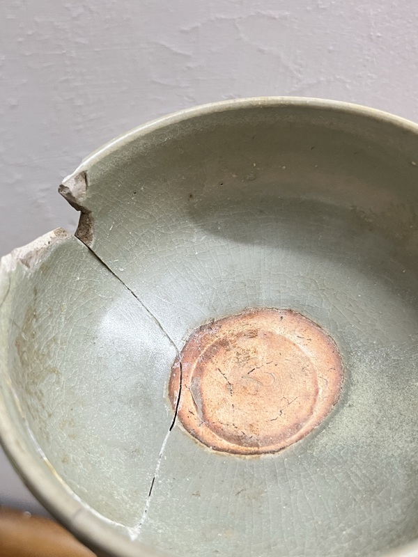 古玩陶瓷金~東溝窯青瓷茶碗拍賣，當前價格15800元