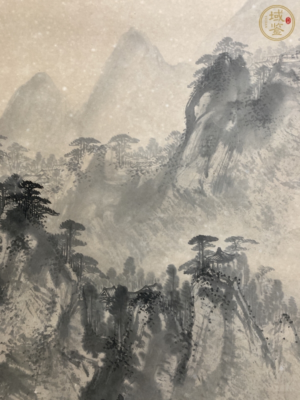 古玩字畫春江行舟真品鑒賞圖