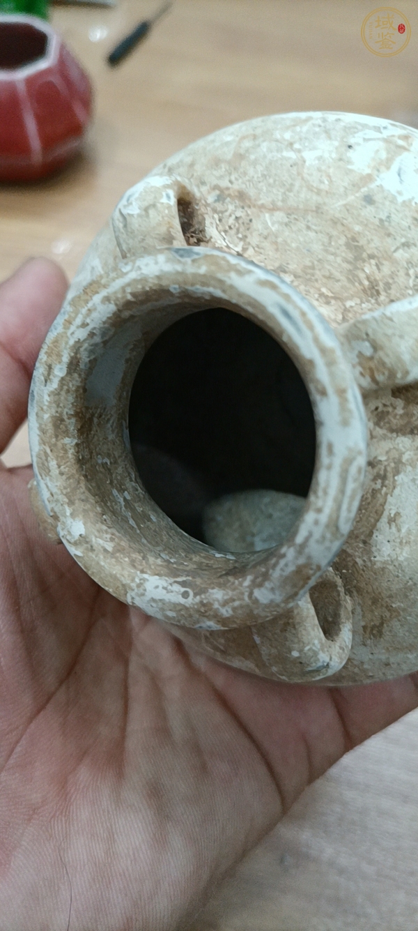 古玩陶瓷四系罐真品鑒賞圖