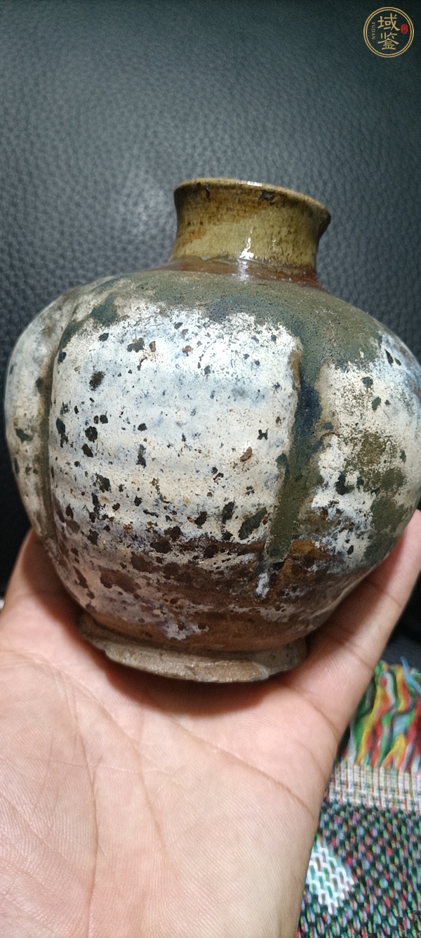 古玩陶瓷窯變釉罐真品鑒賞圖