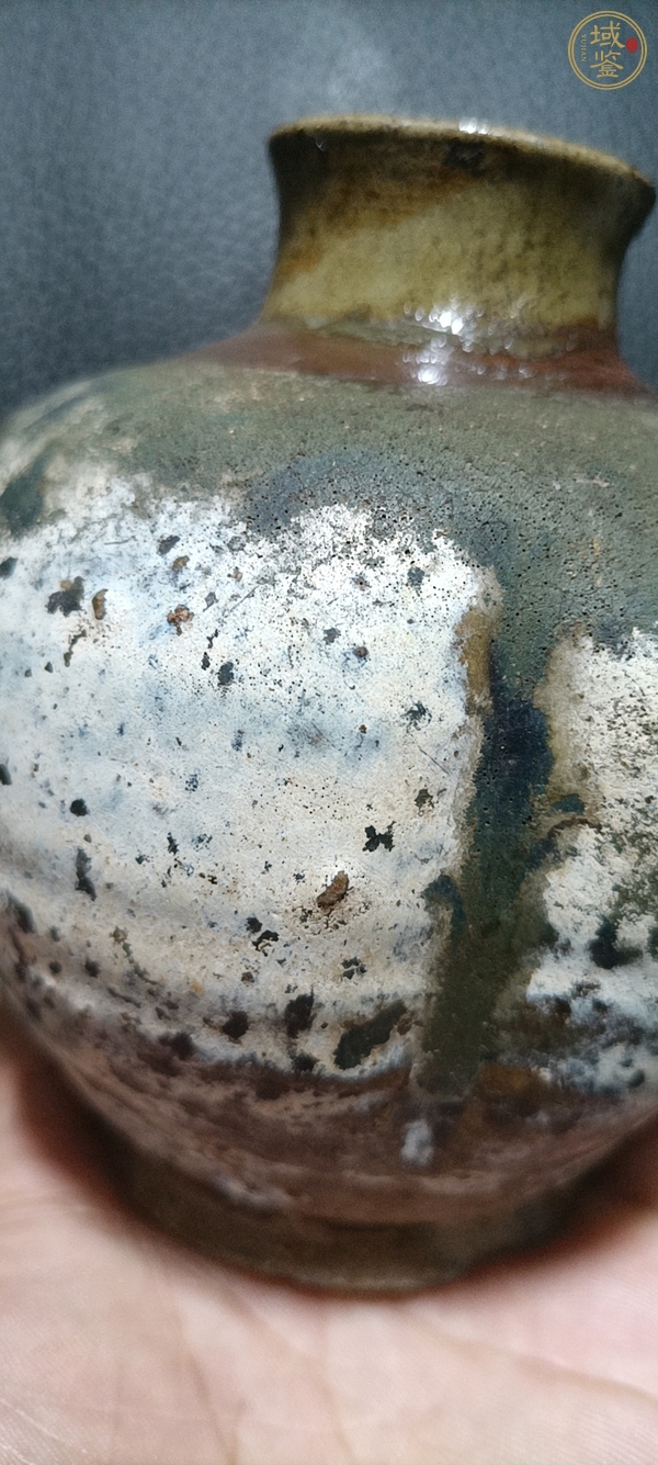 古玩陶瓷窯變釉罐真品鑒賞圖