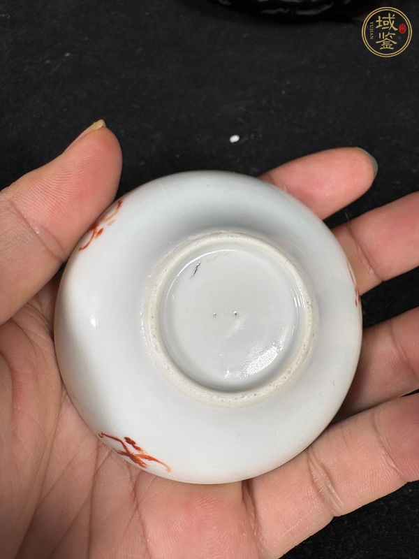 古玩陶瓷仕女紋粉彩盤真品鑒賞圖