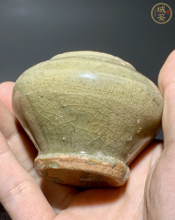 古玩陶瓷龍泉青瓷蓋罐真品鑒賞圖